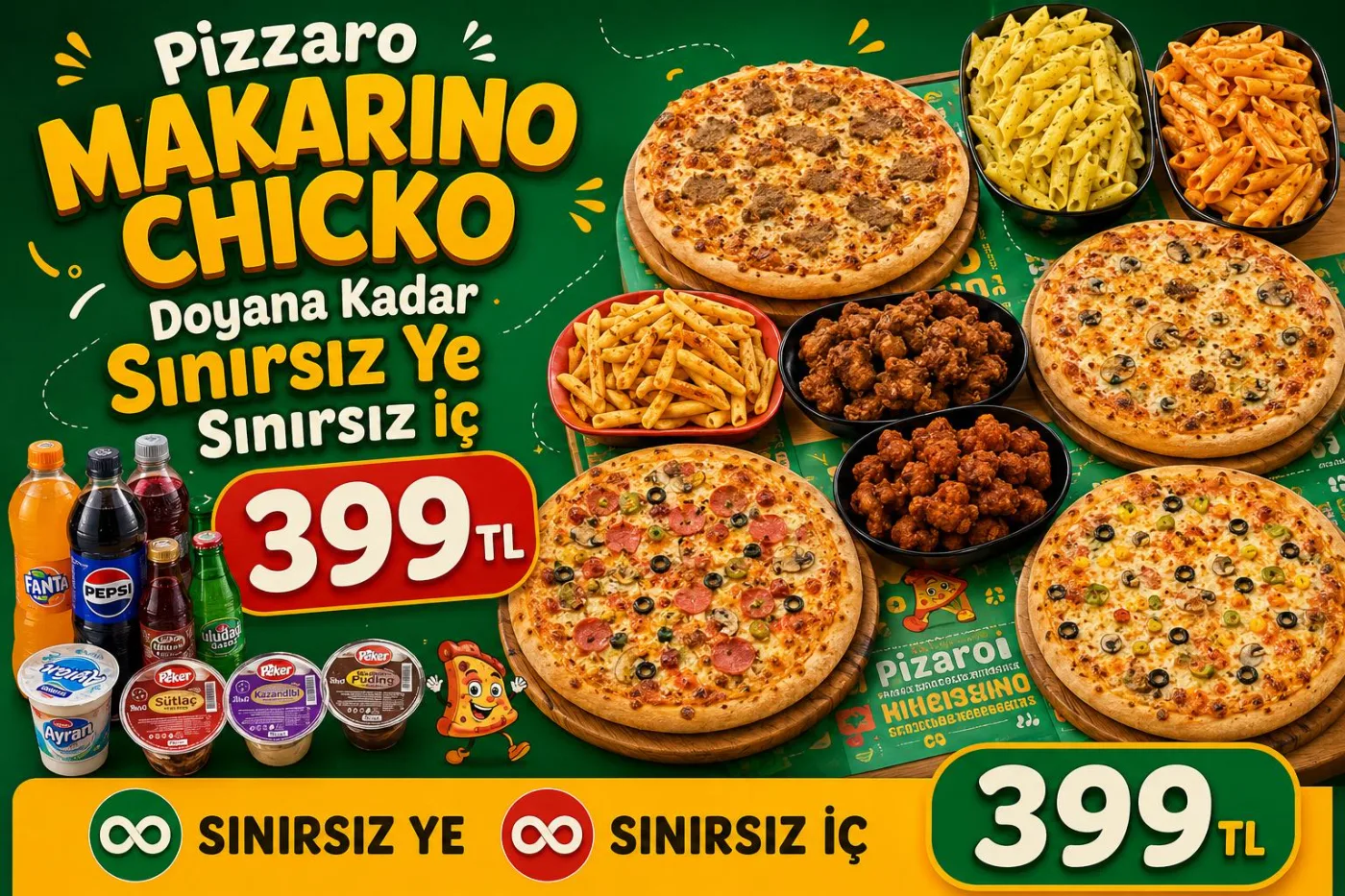 SINIRSIZ MENÜ